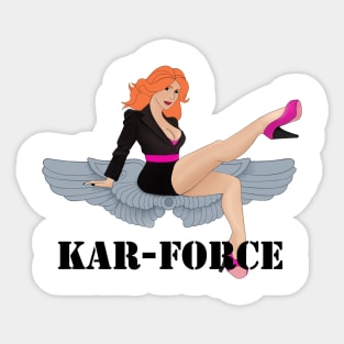 Kar-force Pin-up Sticker